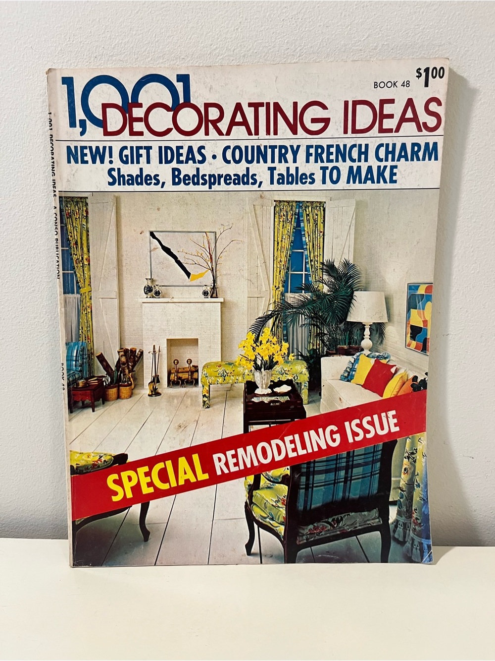 1,001 Decorating Ideas book 48, copyright 1974 Special Remodeling Issue